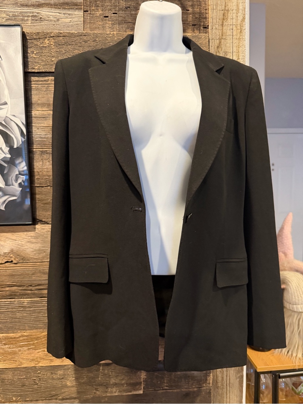 Max marmalade in Italy, woman's black blazer size 42